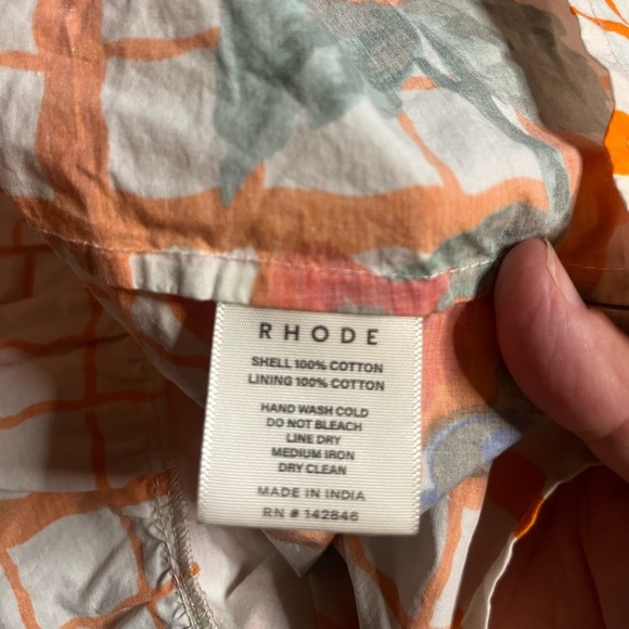 GUC Rhode- Nelly Mini Dress in pattern Ravello. Size 10 - Picture 6 of 11